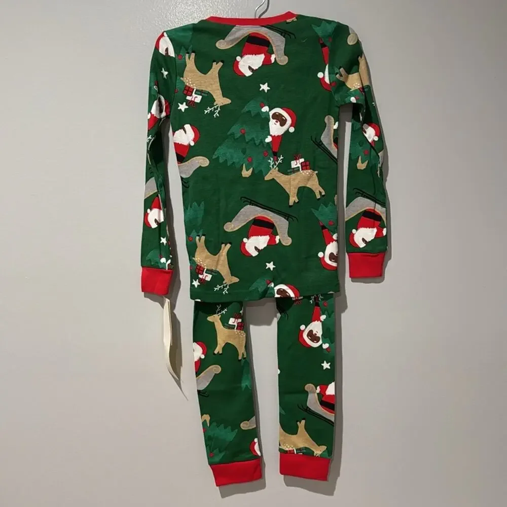 Carter's Boys Christmas Pajamas Nee With Tags